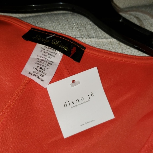 divnoje Hi-Lo Blouse-3X - Picture 8 of 8